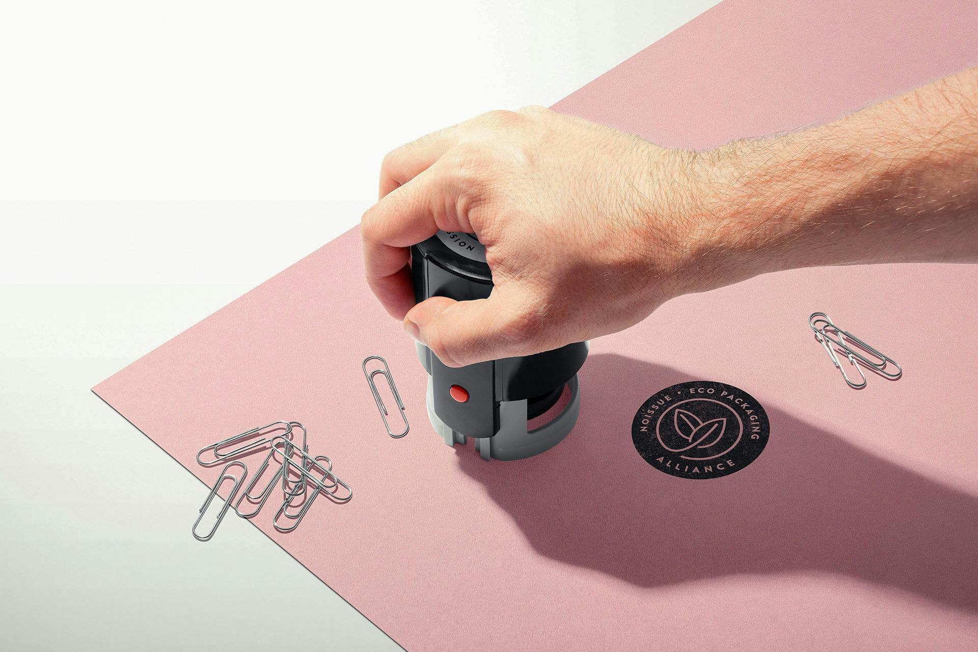 Self inking automatic stamp